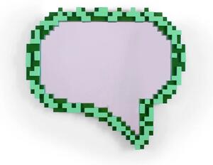 Message Pixel Specchio Green - Seletti