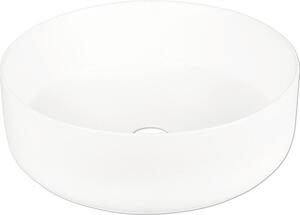 Lavabo da appoggio Differnz Mira in Vetroceramica sanitaria bianca 36,5 x 36,5 38.010.53
