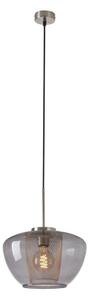 Briloner 4016-014 - Lampada a sospensione con cavo SEVENTIES 1xE27/40W/230V grigio fumé