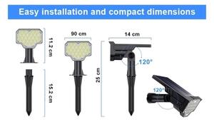 Viking - Lampada solare LED/1W/3,7V IP65 6000K 2200 mAh