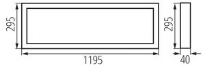 Kanlux 39232 - Pannello LED a montaggio superficiale BLINGO AIO LED/40W/230V 120x30 cm CRI 90