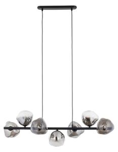 Brilagi - Lampadario sospeso con cavo VULCANO 7xG9/8W/230V nero/nero fumé