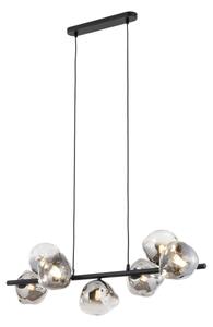 Brilagi - Lampadario sospeso con cavo VULCANO 7xG9/8W/230V nero/nero fumé