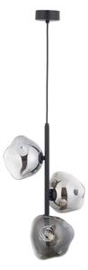 Brilagi - Lampadario a sospensione su cavo VULCANO 3xG9/8W/230V nero/nero fumé