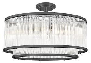 Brilagi - Lampadario a plafone RAMOS 6xE14/60W/230V nero