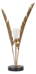Lampada da tavolo color oro (altezza 65 cm) Palm - Mauro Ferretti