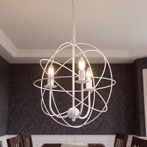 Lampada a sospensione decorativa (profondità fino a: 1m, a 3 luci, rustica, in bianco) luce di casa di campagna luce a sospensione lampada a sospensione lampada a sospensione