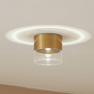 Plafoniera a LED Dalila Lindby, Ottone / Oro, Soggiorno / Sala da pranzo, Alluminio, Moderno, Plafoniera LED