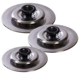 3 Coperchi Magici Antiodore Ventur Magic In Acciaio Inox 26, 30, 34 Cm