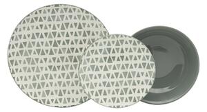 Servizio Piatti 18 Pezzi in Porcellana con Decori Collection Meridiana Decor