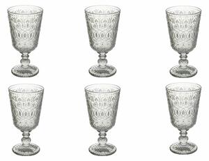 Set 6 Calici in Vetro 310 ml VdE Tivoli 1996 New Marrakech