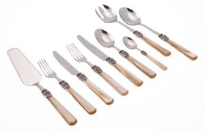 Servizio Set di Posate 75 Pezzi in Acciaio Inox Rivadossi Sandro Elena Champagne