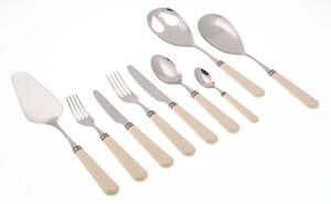 Servizio Set di Posate 75 Pezzi in Acciaio Inox Rivadossi Sandro Mistral Avorio