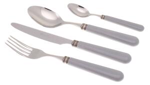 Servizio Set di Posate 24 Pezzi in Acciaio Inox Rivadossi Sandro Mistral Grigio