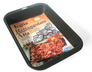 VESPA Teglia Antiaderente Rettangolare Alta 37x26x6h