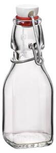 BORMIOLI ROCCO Bottiglia Mini Swing in vetro trasparente tappo bianco Lt 0,125