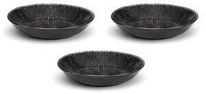 Set 3 Insalatiere Ø27,5 cm in Gres Kaleidos Sirius Nere