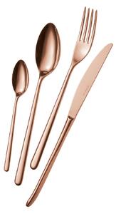 Servizio Set di Posate 24 Pezzi in Acciaio 18/10 PVD Eme Venice Copper Bronze