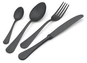 Servizio Set di Posate 24 Pezzi in Acciaio 18/10 PVD Eme Royal Retrò Black