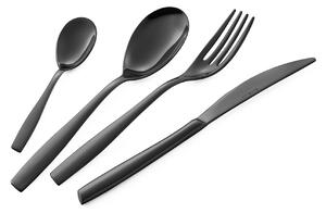 Servizio Set di Posate 24 Pezzi in Acciaio 18/10 PVD Eme Eleven Black