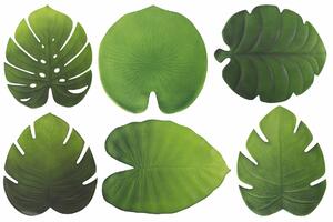 Set 6 Tovagliette Foglie Tropicali VdE Tivoli 1996 Jungle Slim