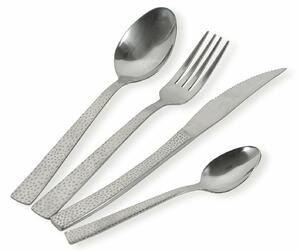 Servizio Set di Posate 24 Pezzi in Acciaio Lucido Silver VdE Tivoli 1996 Stone