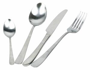 Servizio Set di Posate 24 Pezzi in Acciaio Silver Opaco VdE Tivoli 1996 Round