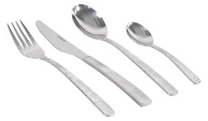 Servizio Set di Posate 24 Pezzi in Acciaio Inox