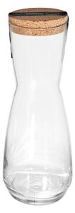 Brocca Ensemble in vetro trasparente tappo in sughero lt 0,74