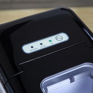 Macchina del Ghiaccio 1,8L 120W in Acciaio Inox Grigia