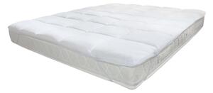 Topper Trapuntato Imbottito Singolo con Elastici Trapuntato Basic Bianco