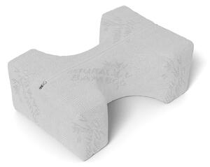 Cuscino Posturale Bamboo per Sciatalgia Gambe Schiena in Poliuretano Bianco