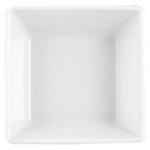Coppetta Classic Square in porcellana bianco cm 10
