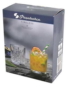 Set 4 bicchieri acqua Timeless in vetro cl 34,5