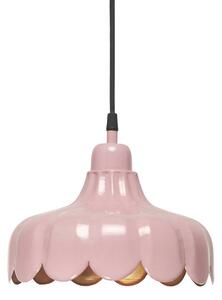 PR Home lampada a sospensione Wells Small, rosa/oro, Ø 24 cm, spina