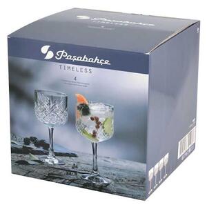 Set 4 calici Gin&Tonic Timeless in vetro cl 55