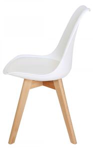 Nordic sedia da pranzo 82,5x48,5x56, Colori disponibili - Bianco