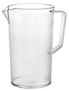Brocca graduata Florida in plastica trasparente lt 1,5