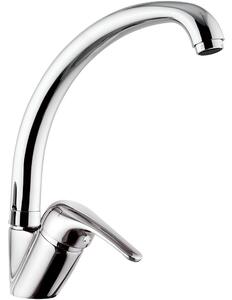 Rubinetto Miscelatore Monocomando Girevole Lavello in Ottone Mariani Epic Cromato