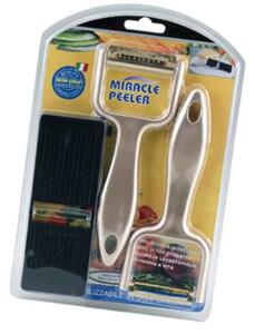 Miracle Peeler Taglia Verdure e Frutta Grattugia Sbucciatore