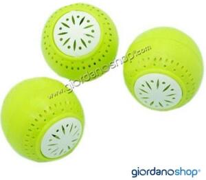 3 Palline Assorbi Odori per Frigo Elimina Odori Fridge Balls
