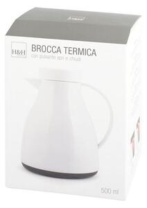 Brocca termica in polipropilene bianco lt 0,5