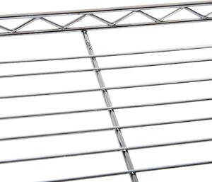 Carrello da Cucina Slim con Ruote Argento 60x35x84.5 cm