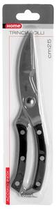 Trinciapollo Black&Steel in acciaio inox manico nero