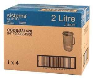 Brocca Klip It Plus in polipropilene ermetico tenuta stagna lt 2