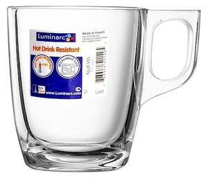 Set 6 tazze caffe Nuevo senza piatto in vetro trasparente cl 9