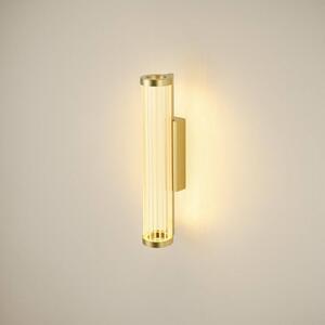 SLV Applique da parete a LED Quimera, dimmerabile, Ottone / Oro, Soggiorno / Sala da pranzo, Alluminio, Applique a LED