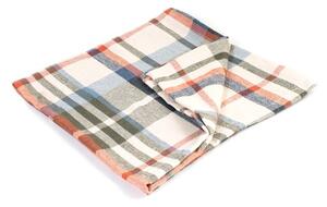 Set 2 tovaglioli Check in cotone e poliestere cm 42x42