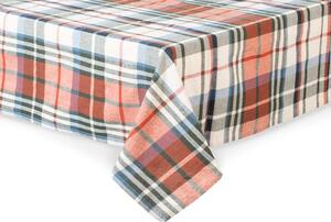 Tovaglia 10-12 posti Check in cotone e poliestere cm 140x180