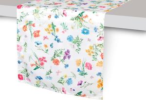 Runner Caroline in poliestere decorato cm 40x140